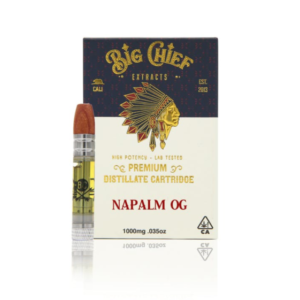 Big Chief THC Cartridge 1G – Napalm OG