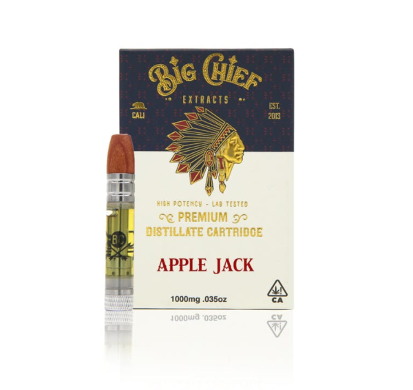 Big Chief THC Cartridge 1G – Apple Jack