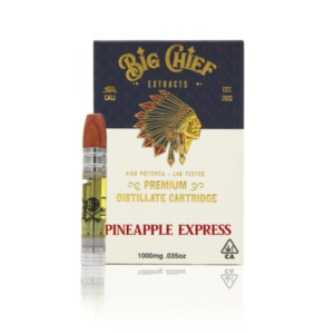 Big Chief THC Cartridge 1G – Pineapple Express