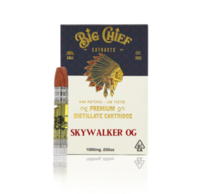 Big Chief THC Cartridge 1G – Skywalker OG