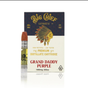 Big Chief THC Cartridge 1G – GrandDaddyPurple