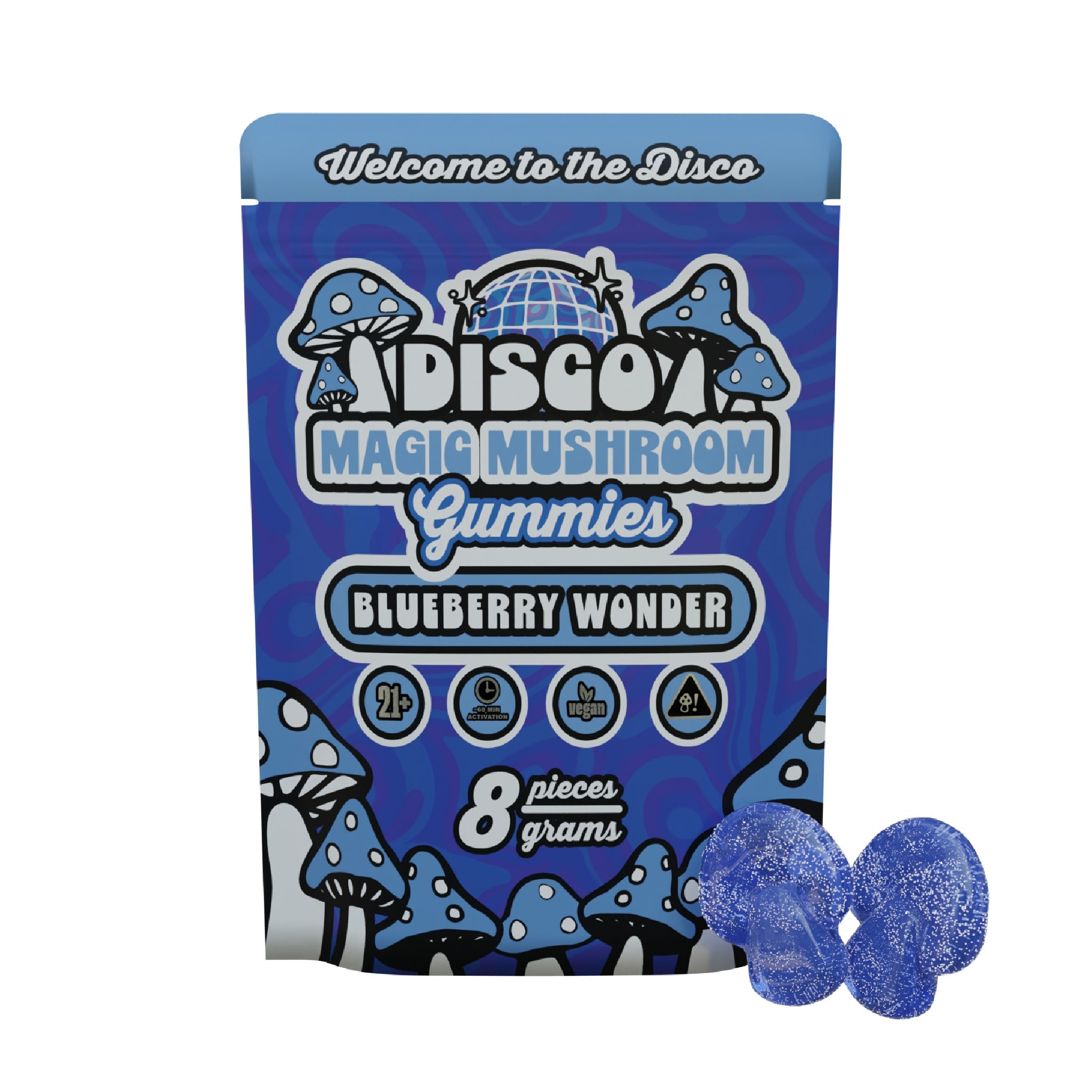 Disco Magic Mushroom Gummies – 8000mg