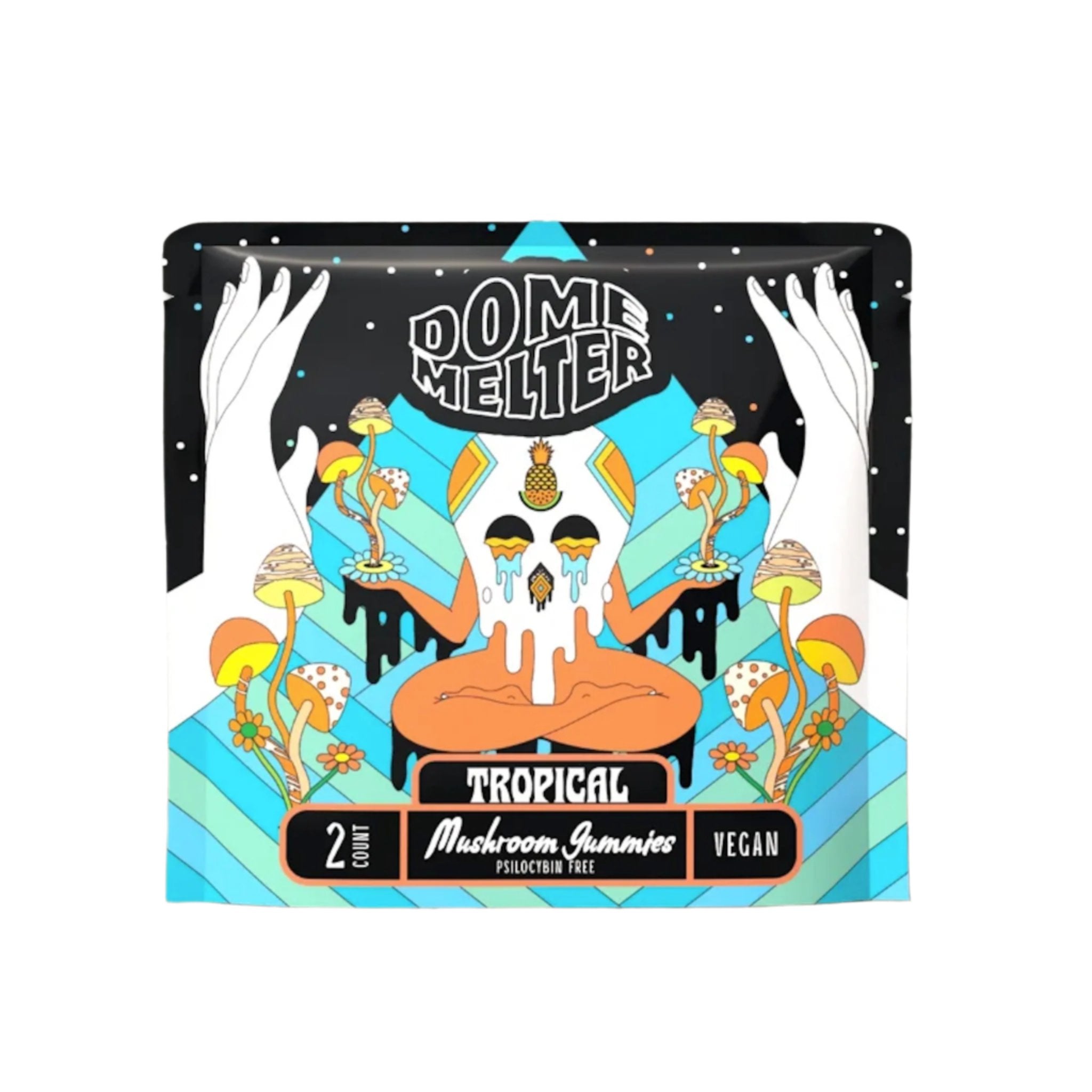 Dome Melter Magic Mushroom Tropical Gummies – 2ct