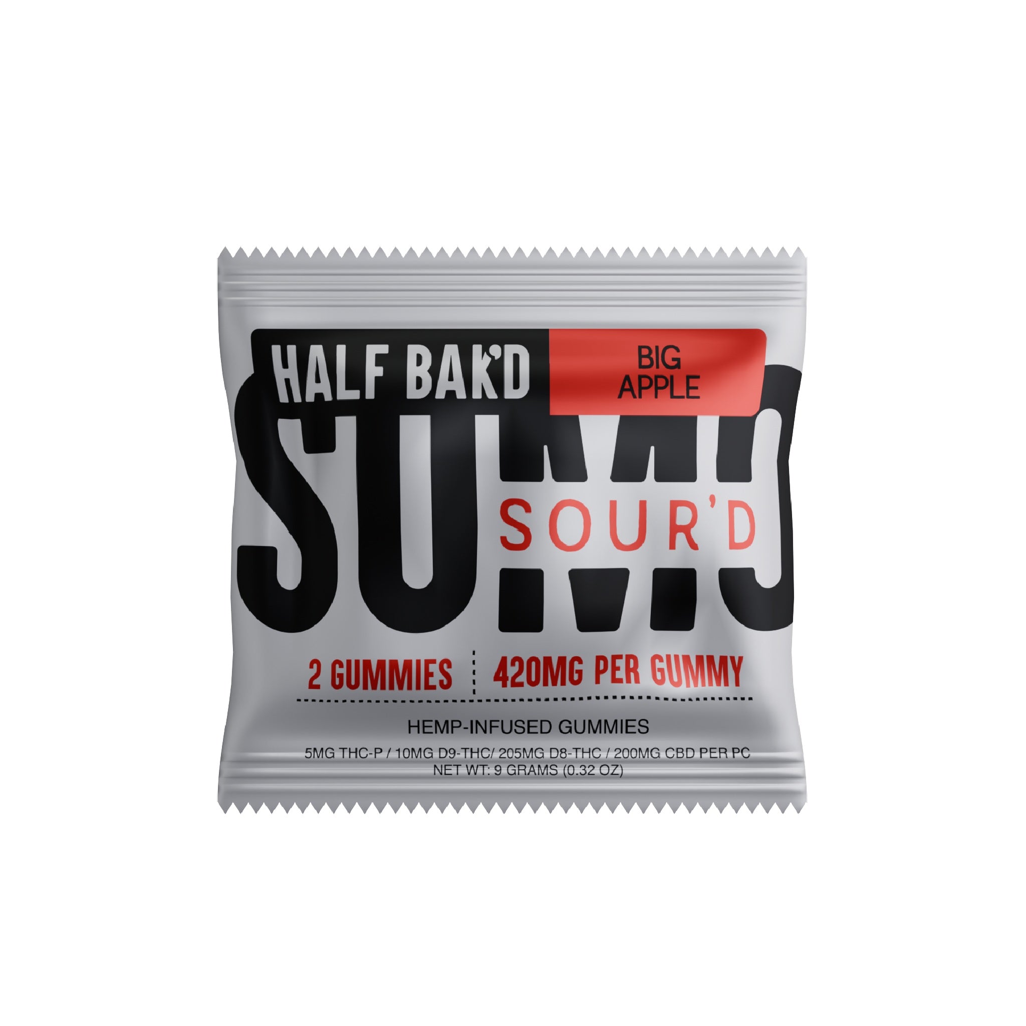 Half Bakd Sour’d Sumo THC Gummies – 840mg