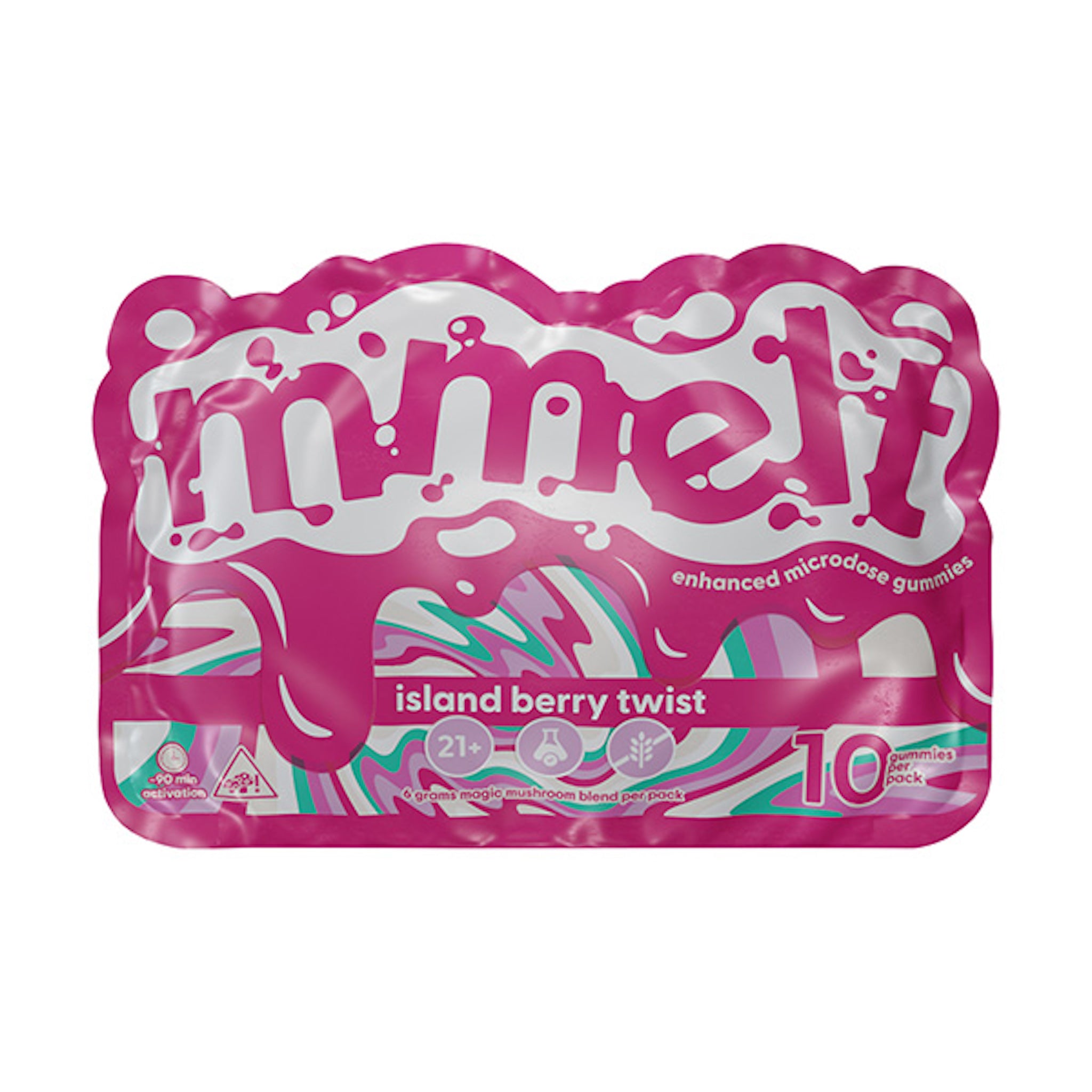 Mmelt Mushroom Island Berry Twist Gummies – 6000mg