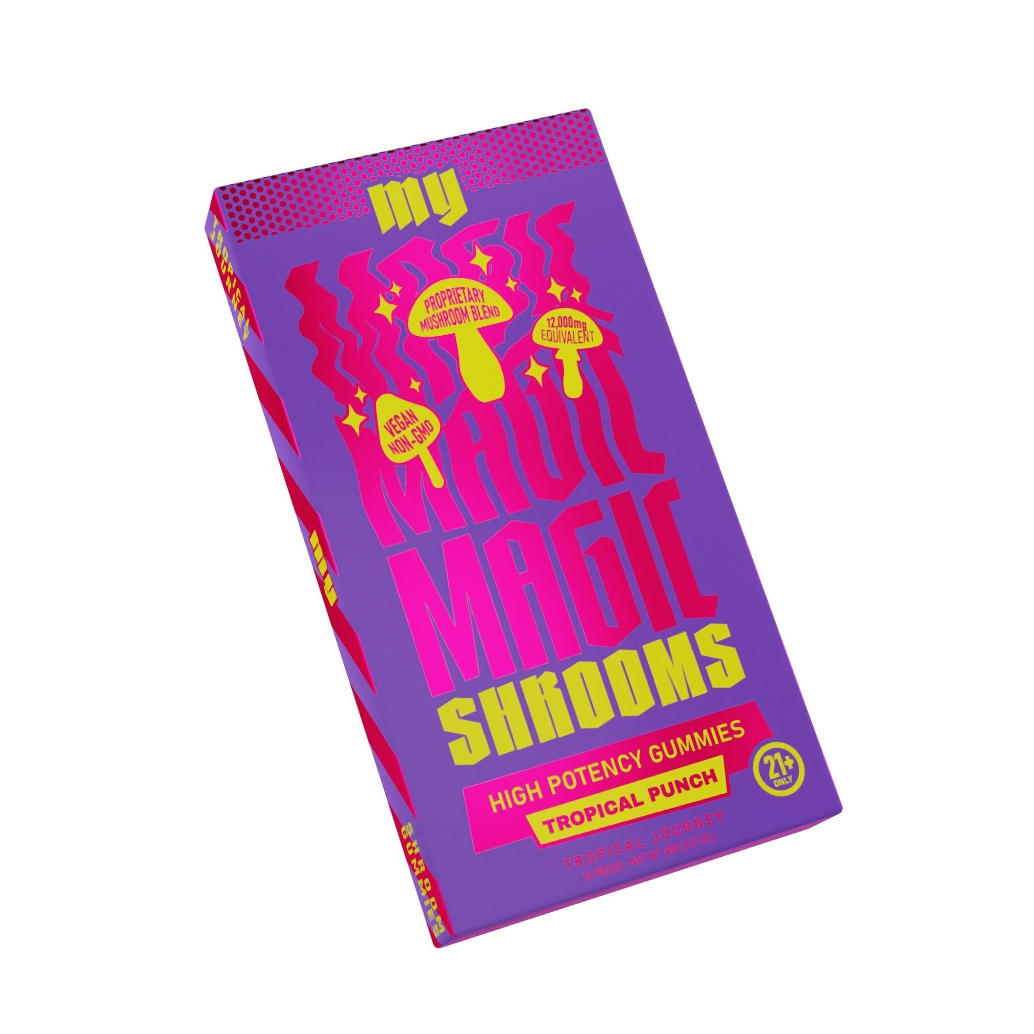 My Magic Shroom Tropical Punch Gummies – 1200mg (10ct)