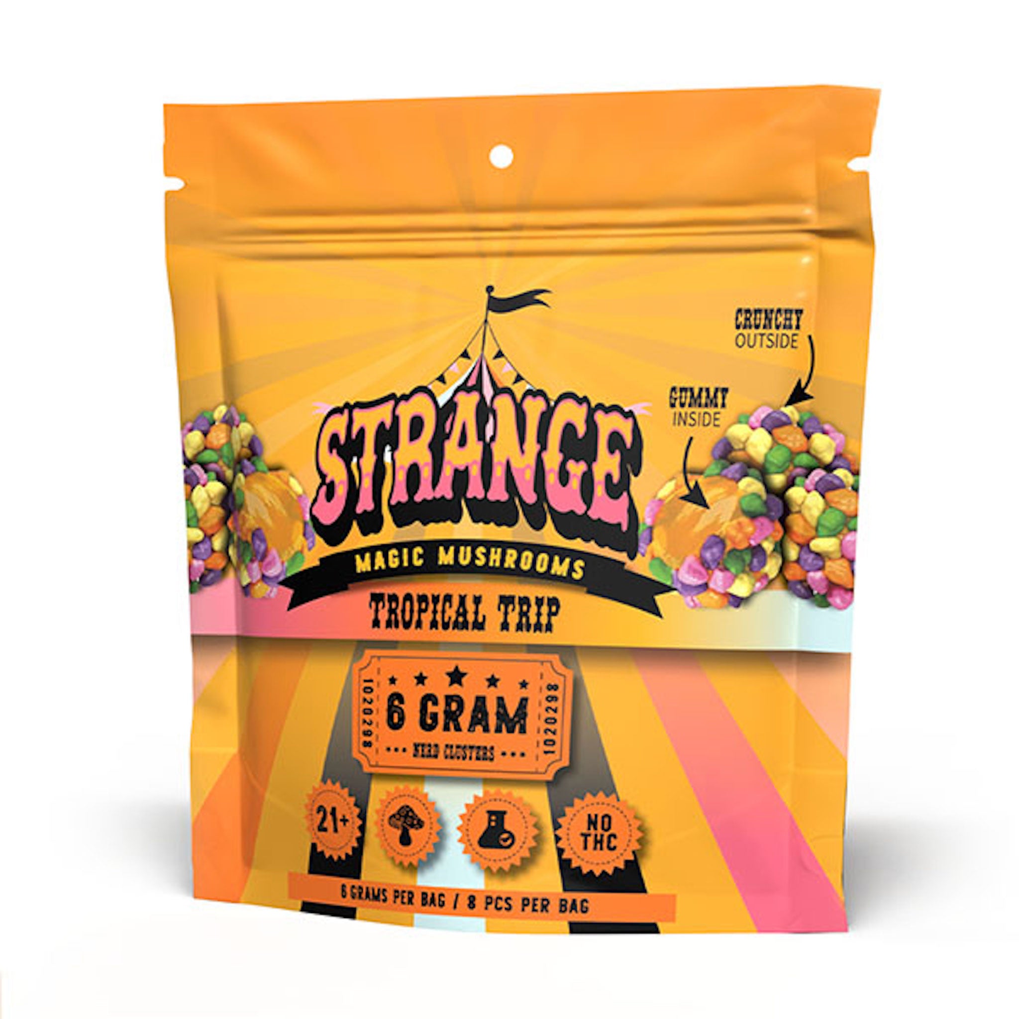 Strange Magic Mushroom Tropical Trip Clusters – 6000mg