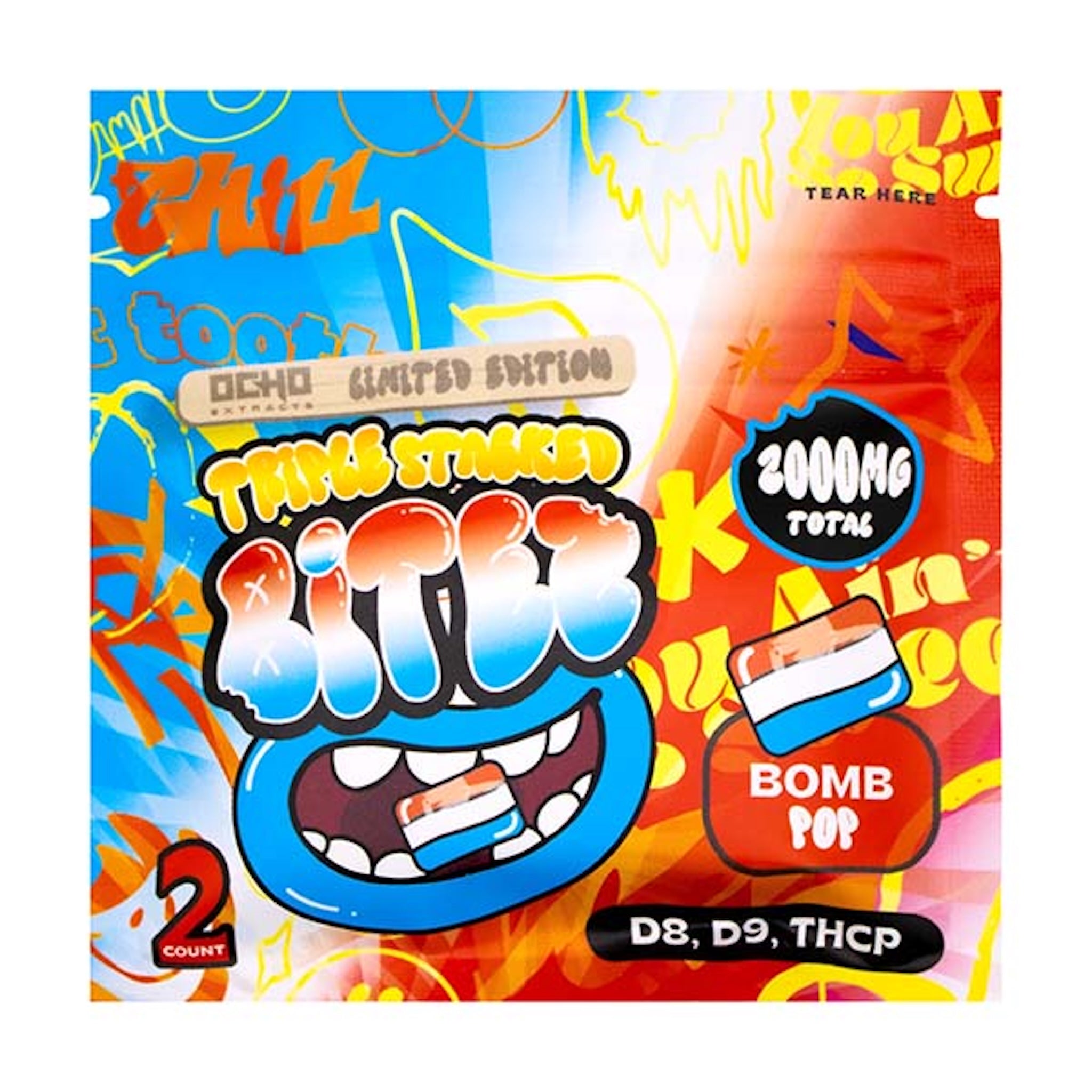 Triple Stacked THC-P Bitez – 2000mg (2ct)
