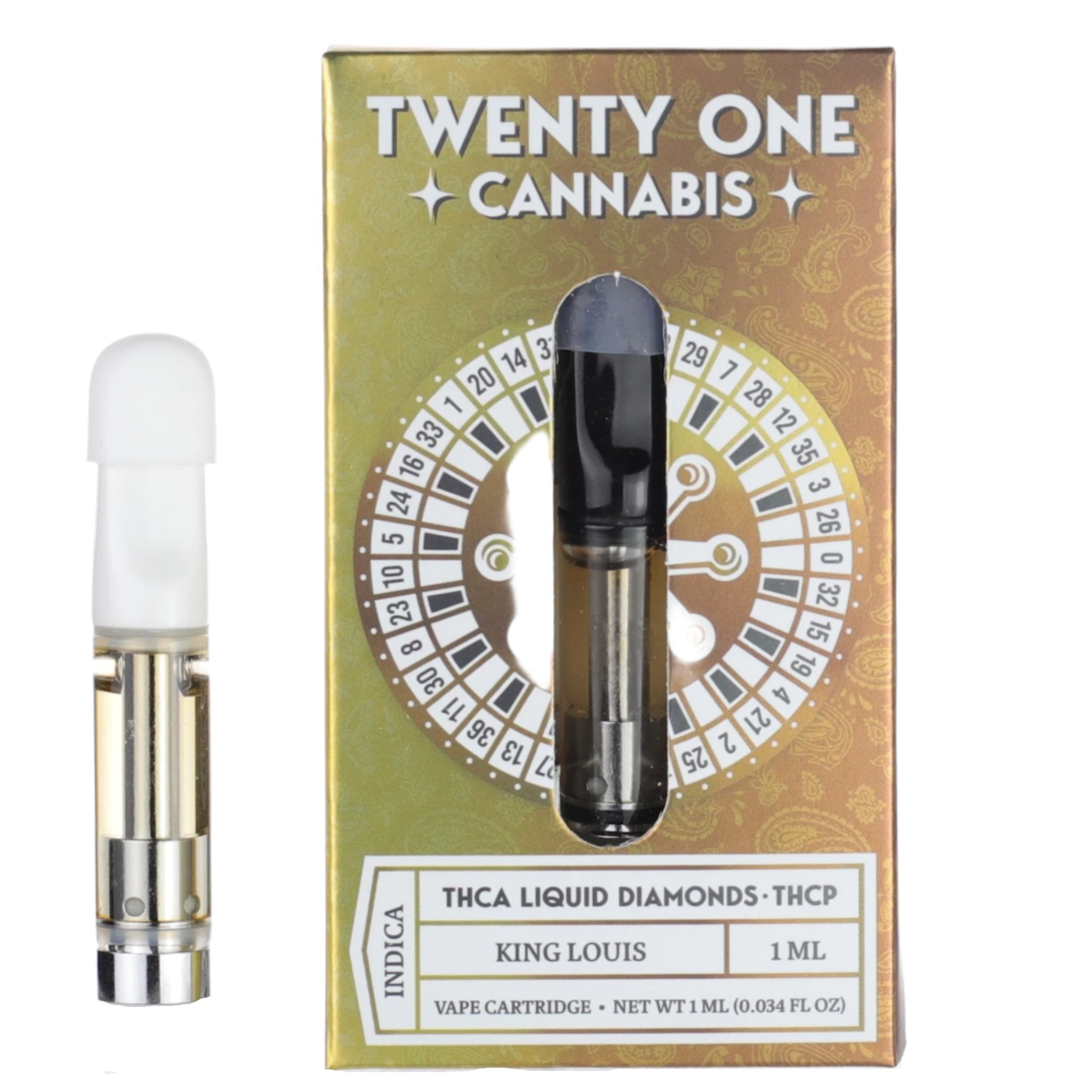 Twenty One THC-A Liquid Diamonds Cartridge – 1000mg